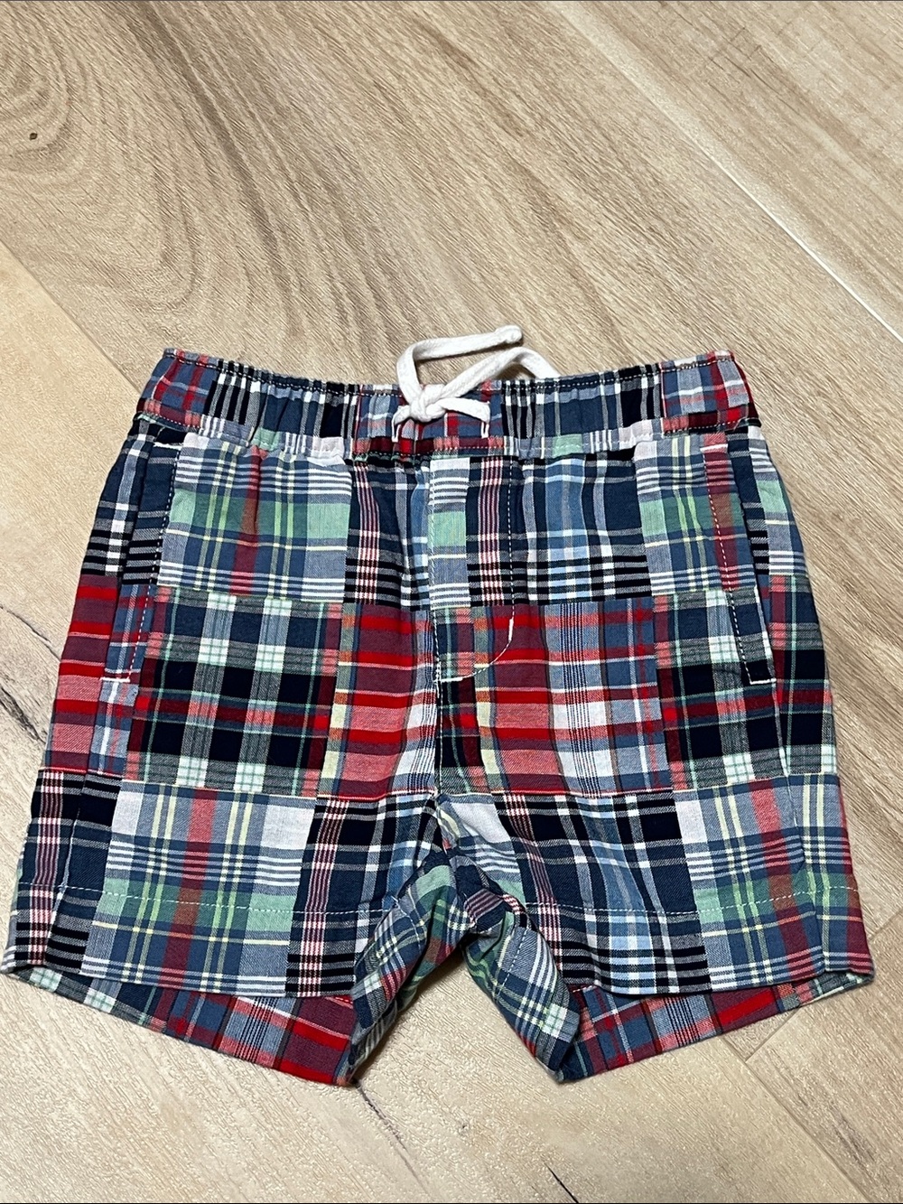 Janie & Jack Plaid Shorts 6-12 months